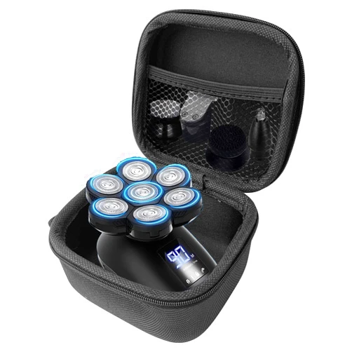 FitSand Hard Case Compatible for Lighwode Upgrade 7D Electric Skull Shaver 5 in 1 Waterproof LCD Bald Head Shavers