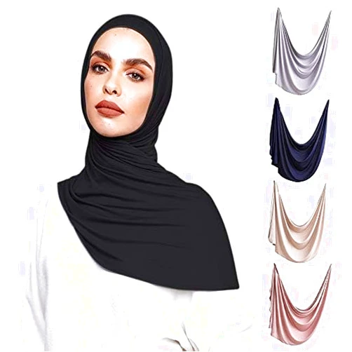 VOILE CHIC Instant Hijab Scarf for Women - Premium Jersey Head Scarf Wrap, Made in Turkey
