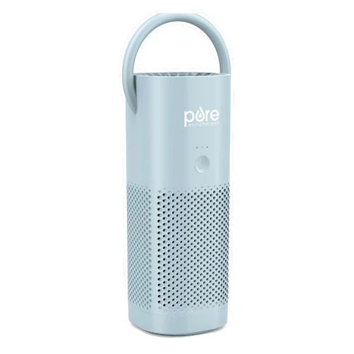 Pure Enrichment® PureZone™ Mini Portable Air Purifier - Cordless True HEPA Filter Cleans Air & Eliminates 99.97% of Dust, Odors, & Allergens Close to You - Cars, School, & Office (Starlight Blue)
