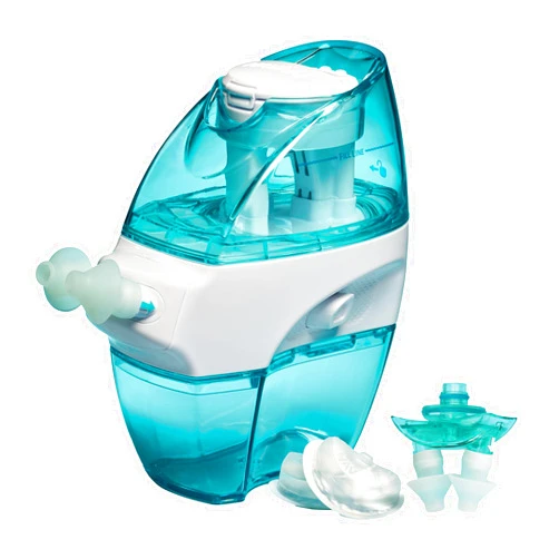 Navage Multi-User Bundle - Navage Nasal Irrigation System - Saline Nasal Rinse Kit with 1 Navage Nose Cleaner, 20 Salt Pods, and Extra Nasal Dock and Pair of Nose Pillows