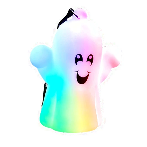 blinkee LED Soft Ghost Necklace with Slow Color Change Lights