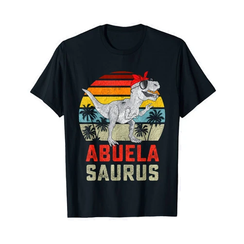Matching Family Saurus Rex Gift Abuelasaurus T Rex Dinosaur Abuela Saurus Family Matching T-Shirt