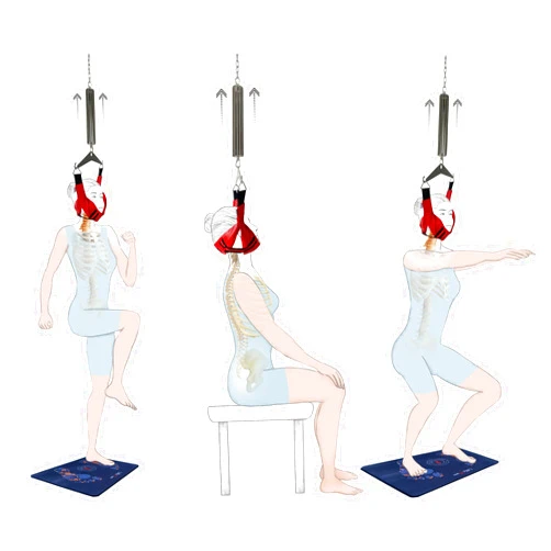 LittleMum Cervical Traction Apparatus, Spinal Decompression Device, Neck Stretcher