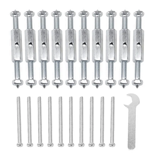 Rrina 10Pcs 86 Type Wall Box Repair Tool Electrical Light Switch Socket Junction Stash Bottom Boxes Repairer Cassette Embedded Installation Maintenance Support Rod