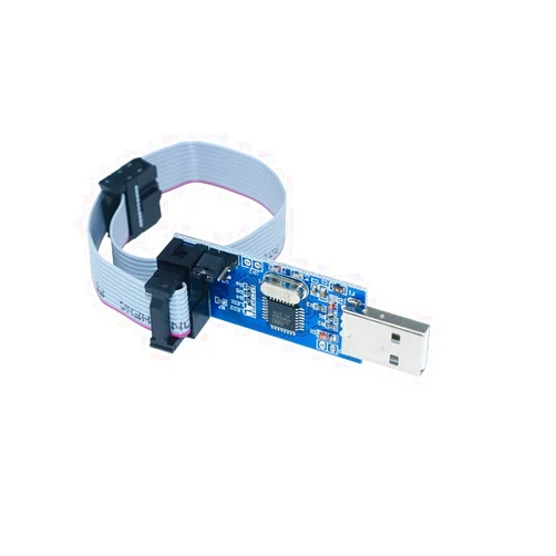 HiLetgo 51 AVR ATMEGA8 Programmer USBasp USB ISP 10 Pin USB Programmer 3.3V/5V with Cable