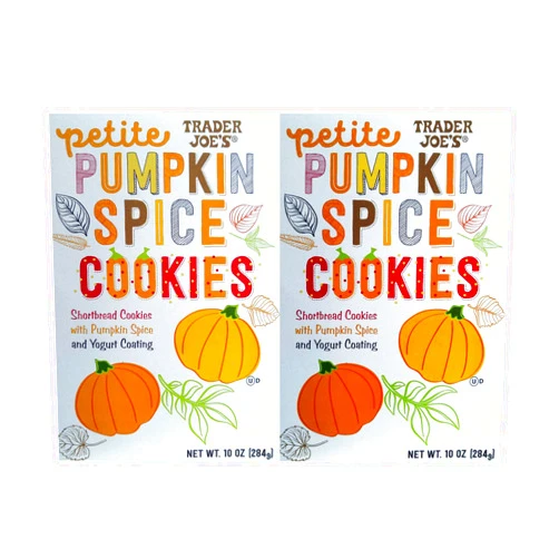 Trader Joe's Petite Pumpkin Spice Cookies 10 oz. (Pack of 2)
