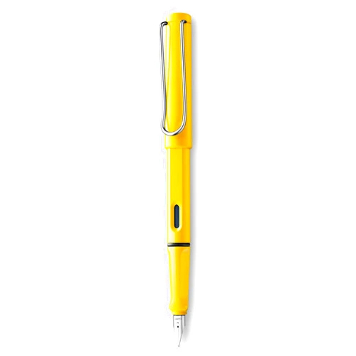 Lamy Safari Fountain Pen, Yellow, Extra-Fine Nib (L18EF)