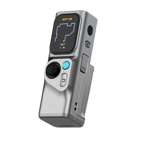 HOZO M-Cube Laser Measuring Tool Smart Planner Combo,164ft/50m,±1/16 inch Accuracy,360° Joystick for Capturing Floorplans from Any Angle, One-Tap Button for Precise Edge and Corner Measurements