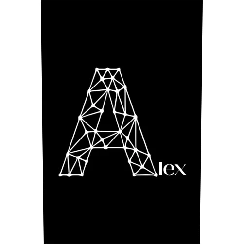 Doodle Designs Alex Personalized Name Journal: Blank Lined Notebook