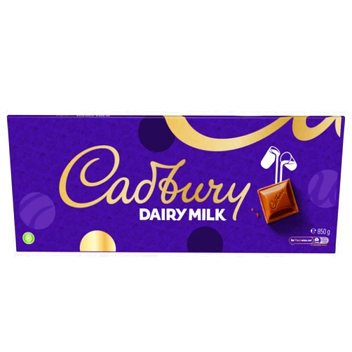 Cadbury Dairy Milk Chocolate Bar, 850 g