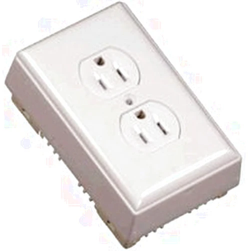 PlugIt NMW2D Outlet Box Duplex Switch White