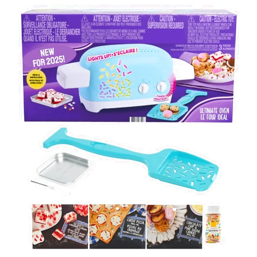 Generic Easy to Bake Oven Baking Bundle | Red Velvet Cakes, Pizzas, Whoopie Pie Mixes, Rainbow Sprinkles, Mini Whisk