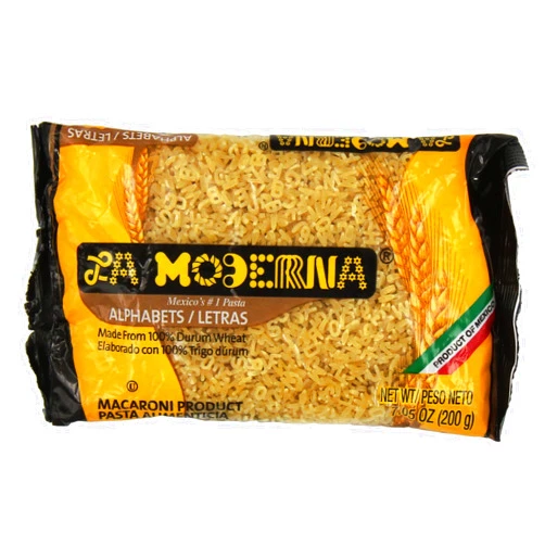 La Moderna Alphabets Pasta Alfabeto Pasta 7.05 oz (Pack of 3)
