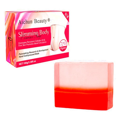 AICHUN BEAUTY Slimming Body Essence Soap Cellulite Lift Diminish Puffiness Firm Up Skin Care 100g/3.38fl.oz
