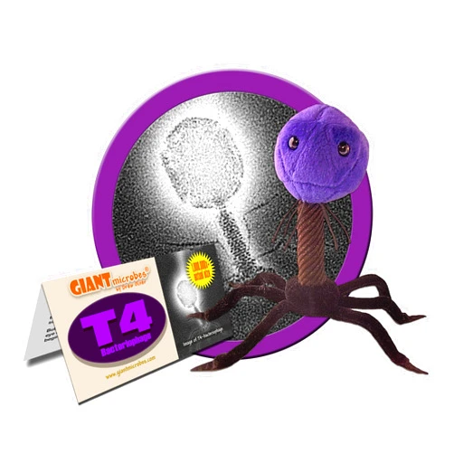 Giant Microbes T4 (T4-Bacteriophage) Plush Toy