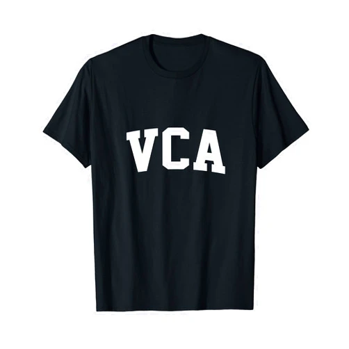 VCA collegiate University Academic Sports Outfits VCA Arch Vintage Retro University Athletic Sports T-Shirt