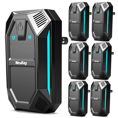 NexKey 2024 Upgraded Version Ultrasonic Pest & Insect Repeller, Ultrasonic Repellent for Roach, Rodent, Mouse, Bugs, Mosquito, Mice, Spider, Ant,Electronic Plug in Pest Control,2 Mode Switching,6 Packs