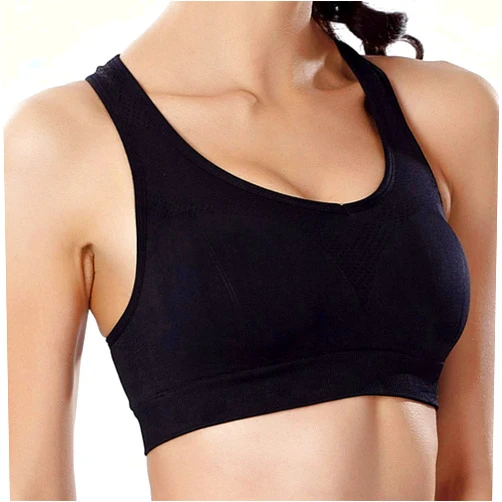 GENERIC High Support Sports Bras for Women Seamless Full Coverage Push Up Sports Bra Plus Size No Underwire Workout Bra