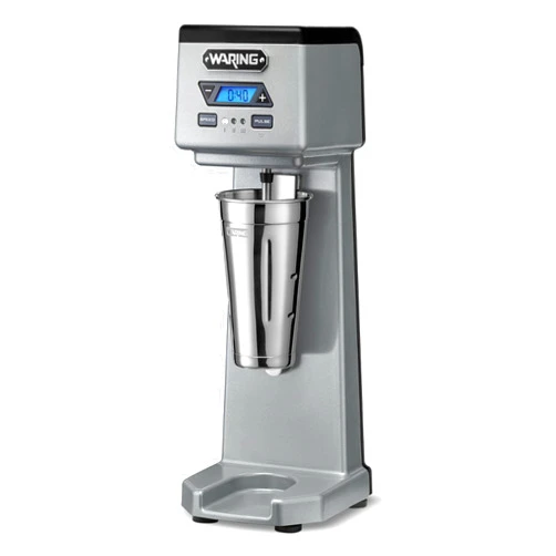 Waring Commercial WDM120TX Heavy-Duty Single 1Hp Spindle Drink Mixer with Countdown Timer, Digital Display, Automatic Start/Stop, 120V, 5-15 Phase Plug, 22