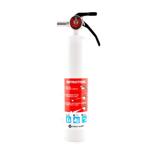 First Alert Fire Extinguisher | Marine Fire Extinguisher, White, FE1A10GR, 1-Pack, 14