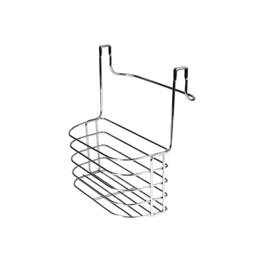 Spectrum Diversified Duo Over-the-Cabinet Towel Bar & Medium Basket, No Installation 2-in-1 Cabinet Basket & Towel Bar, Under Sink Storage & Organization