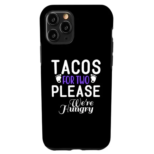 Pregnant Mom Gifts Mexican Food Taco Lover iPhone 11 Pro Pregnant Woman Gifts Funny Mexican Food Taco Lover Case