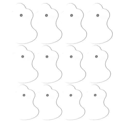LYINIE Omron Compatible TENS Electrodes - 12 (6 Pair) Premium Omron Compatible Replacement Pads for TENS Units