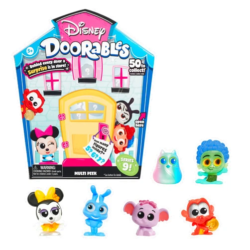 Just Play Disney Doorables Multi Peek Series 9, Collectible Blind Bag Figures, Kids Toys for Ages 5 Up by Just Play