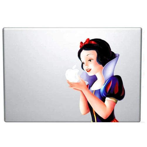 Superior Printing Snow White Holding Apple MacBook Pro Vinyl Decal Sticker (Available for 11, 13, 15, 17 inch and Air)