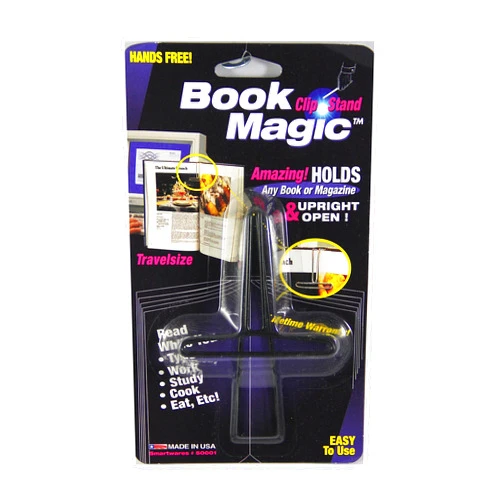 Smartwares Book Magic Book Clip & Stand (Black)