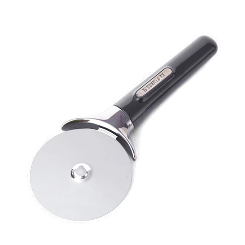 Farberware Professional Stainless Steel Pizza Cutter, 9.37-Inch, Black