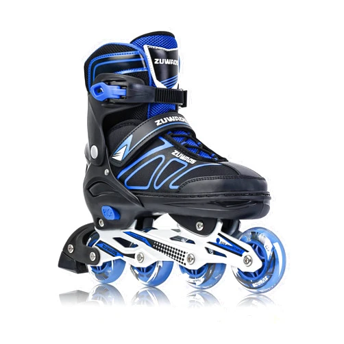 Zuwaos Boys Kids Adjustable Inline Skates, Girls Inline Skates for Kids, Beginner Roller Skates for Girls Men and Ladies Outdoor