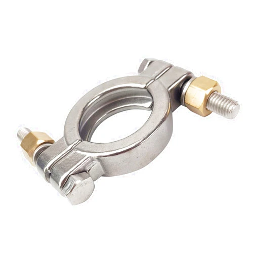 LOZOME High Pressure Sanitary Clamp Bolted Tri Clamp Clover Stainless Steel 304 (Tri Clamp: 1.5 Inch) Tube Fittings Connection