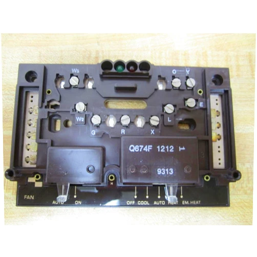 Honeywell, Inc. Q674F1212 Thermostat Subbase, Off-Cool-Auto-Hea-Em.Ht.