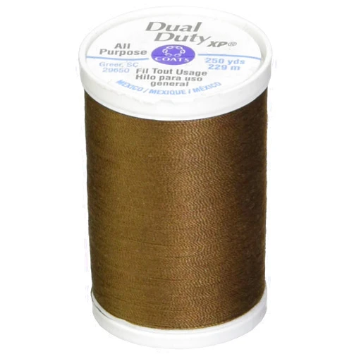 Coats & Clark Coats Thread & Zippers S910-8360 Dual Duty XP General Purpose Thread, 250-Yard, Summer Brown