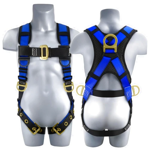 TT TRSMIMA TRSMIMA Safety Harness Fall Protection - Fall Arrest Climbing Roofing Work Belt with Back Shoulder Padded D-Ring Grommet Legs Approved OSHA ANSI