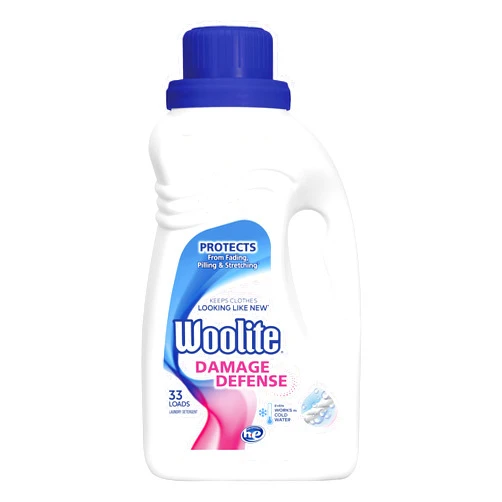 Woolite Damage Defense Laundry Detergent, 33 Loads, 50 Fl Oz, Regular & HE Washers, Packaging May Vary