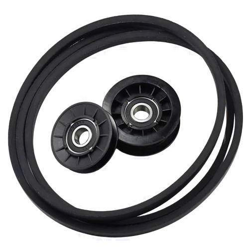 Technology Parts Store Idler Pulley Kit with Transmission Drive Belt GX20006, GX20286, GX20287 Compatible with John Deere Lawn Mowers 100 Series 42