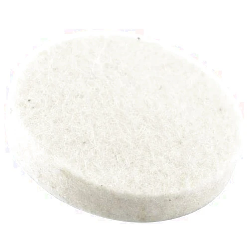 JUSTCUT 4-5 Inch Felt Buffing Angle Grinder Wheel Felt Polishing Disc Pad Furniture Pad Hook & Loop White and Black (1, 4 Inch)