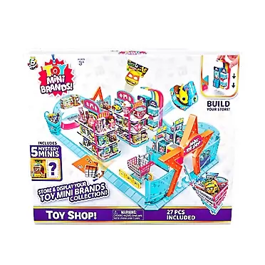 5 Surprise Toy Mini Brands Mini Toy Shop Playset by ZURU, White