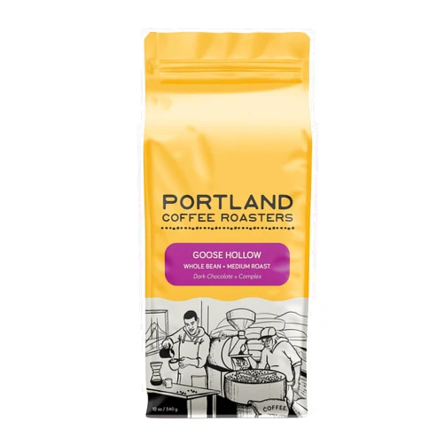 Portland roasting Portland Coffee Roasters, Goose Hollow, Whole Bean, Medium Roast, 12 oz