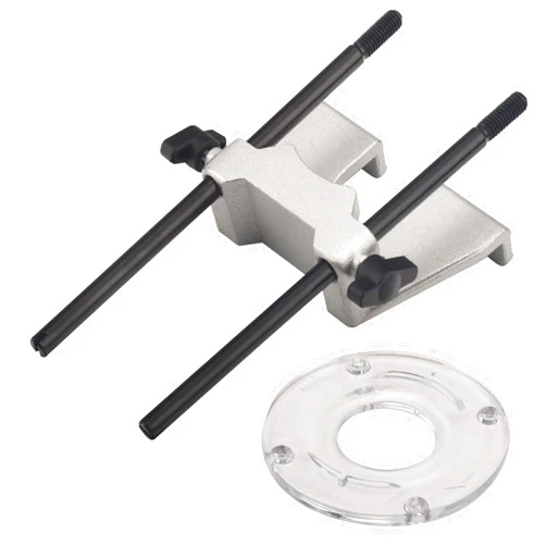 Fennoral 204358001 Edge Guide Assembly & 519233001 Round Sub-Base Compatible with Ryobi P601 18V ONE+ Trim Routers and R2401 Models