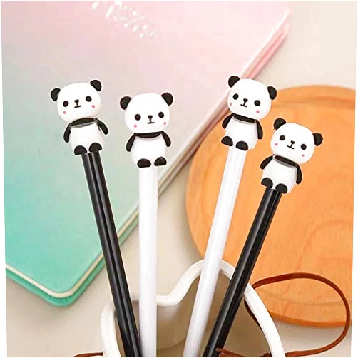 Qurly Set of 12 Panda Writing Pen