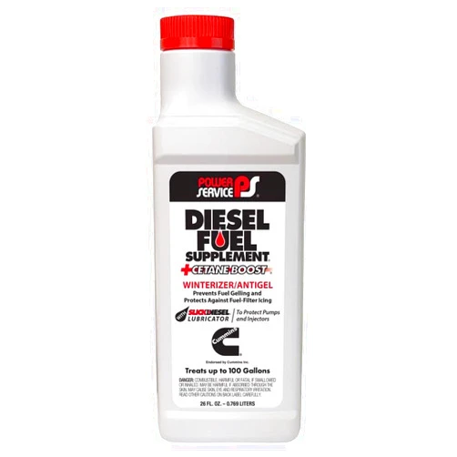 Power Service 1026-12 Diesel Fuel Supplement Anti-Gel 26 oz, Pack of 12, White