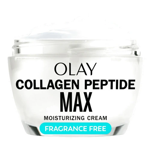 Olay Collagen Peptide Face Moisturizer, Firming Cream for Women, Fragrance-Free, Non-Greasy - Hydrating, Anti-Aging, Anti-Wrinkle, Smoothing of Fine Lines, Tightening Skin Care - Niacinamide, 1.7 Oz