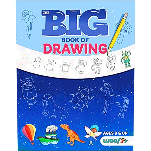 Woo! Jr. Kids Activities The Big Book of Drawing: Over 500 Drawing Challenges for Kids and Fun Things to Doodle (How to draw for kids, Children's drawing book) (Woo! Jr. Kids Activities Books)