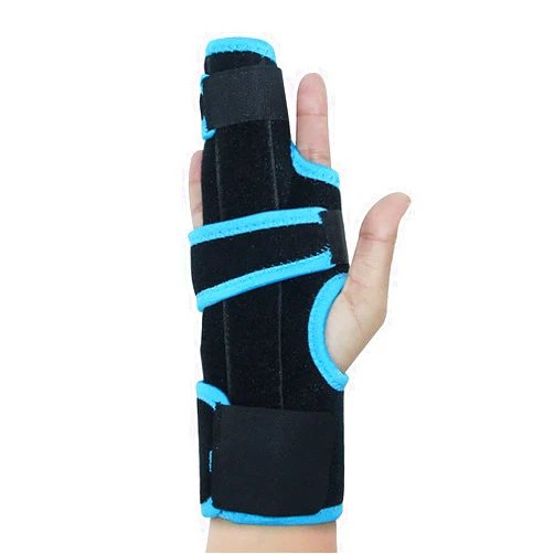 NICEYST Finger Splint Adjustable Two Finger Stabilizer Straightener Immobilizer Hand Support Brace for Arthritis Fracture Broken Dislocated Trigger Finger fits Left or Right Hand