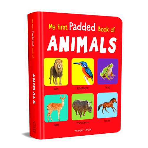 By Wonder House Books (Author) My First Padded Book of Animals: Early Learning Padded Board Books for Children
