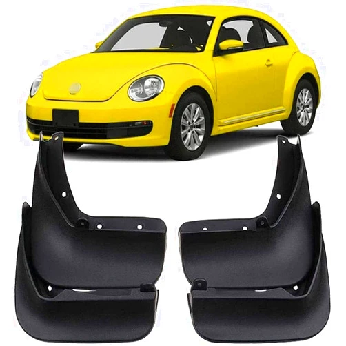 ZSW666 4 Pcs Car Mud Flaps for VW Beetle 2012-2020 2013 2014 2015 2016 2017 2018 2019, Front& Rear Mud Flap Guard Fenders Mudguard Splash Protection car External Accessories