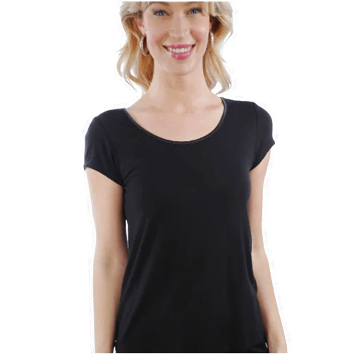 BambooYou Short Sleeve Top L Onyx Black